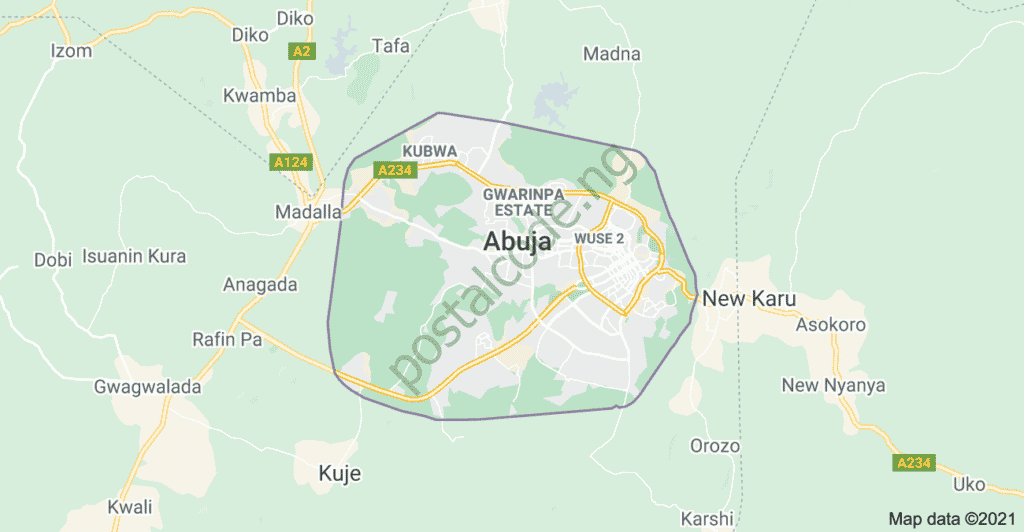 abuja map