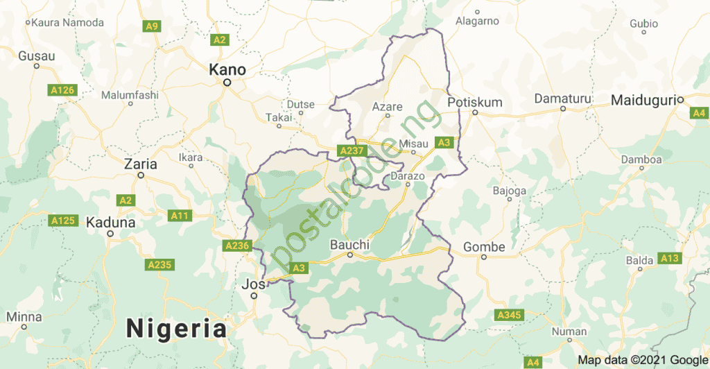 Bauchi Map