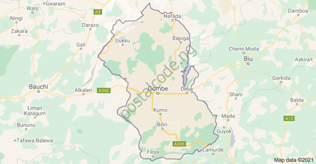 Gombe map