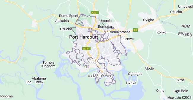portharcourt state maps
