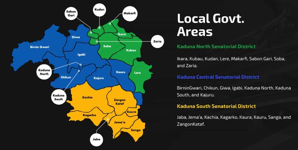 local governments in kaduna state